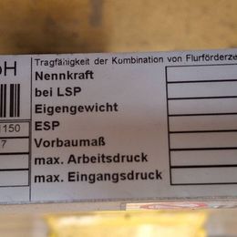 Dispositif de réglage des fourches avec déplacement latéral Durwen