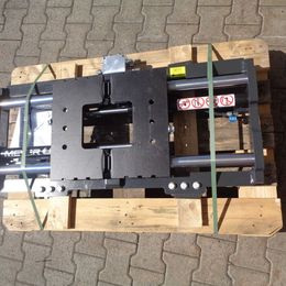 Dispositif de réglage des fourches avec déplacement latéral Meyer