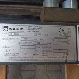 Dispositif de réglage des fourches Kaup